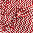 Pound A Metre 3 Metre 3 Metres Dressmaking Poly-Cotton - 45" wide (Red & White)