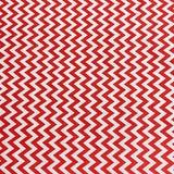 Pound A Metre 3 Metre 3 Metres Dressmaking Poly-Cotton - 45" wide (Red & White)
