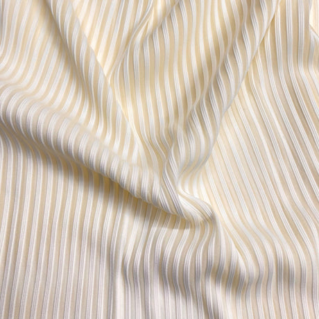 Pound A Metre 3 Metre 3 Metres Dressmaking Shadow Effect Ribbed Jersey 60" Wide (Cream) (EOL)