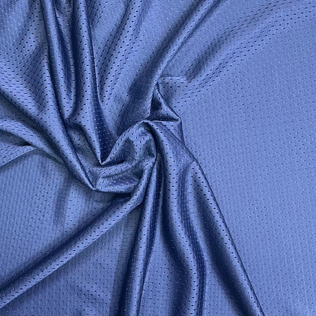 Pound A Metre 3 Metres Embossed Jersey- 55" Wide (Navy) (Multi Buy)