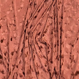 Pound A Metre 3 Metres Embossed Soft Velvet 55" Wide - (Brown)