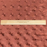 Pound A Metre 3 Metres Embossed Soft Velvet 55" Wide - (Brown)