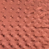 Pound A Metre 3 Metres Embossed Soft Velvet 55" Wide - (Brown)