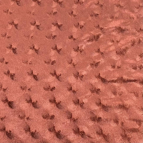 Pound A Metre 3 Metres Embossed Soft Velvet 55" Wide - (Brown)