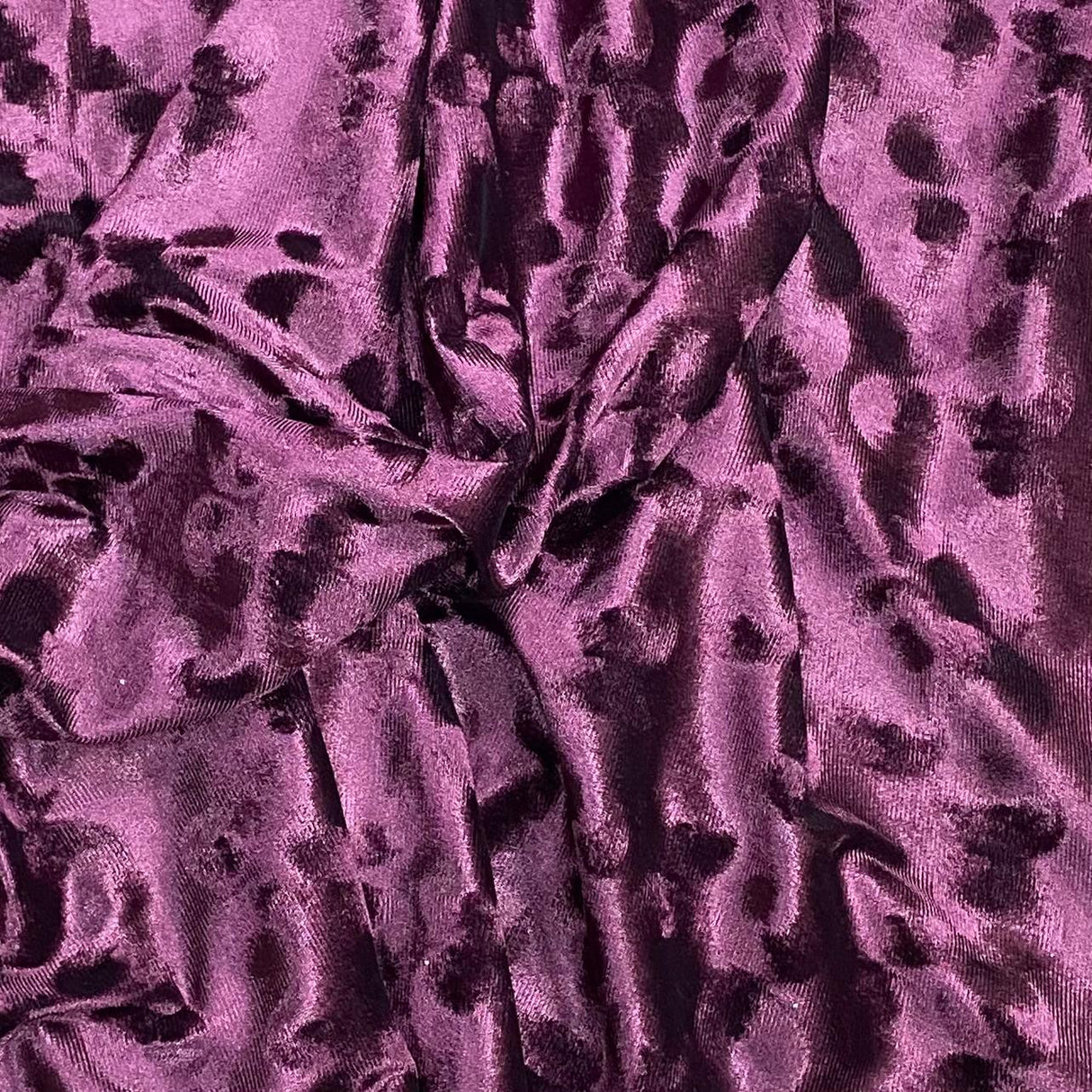 Pound A Metre 3 Metres Embossed Soft Velvet 55" Wide - (Burgundy)