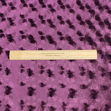 Pound A Metre 3 Metres Embossed Soft Velvet 55" Wide - (Burgundy)