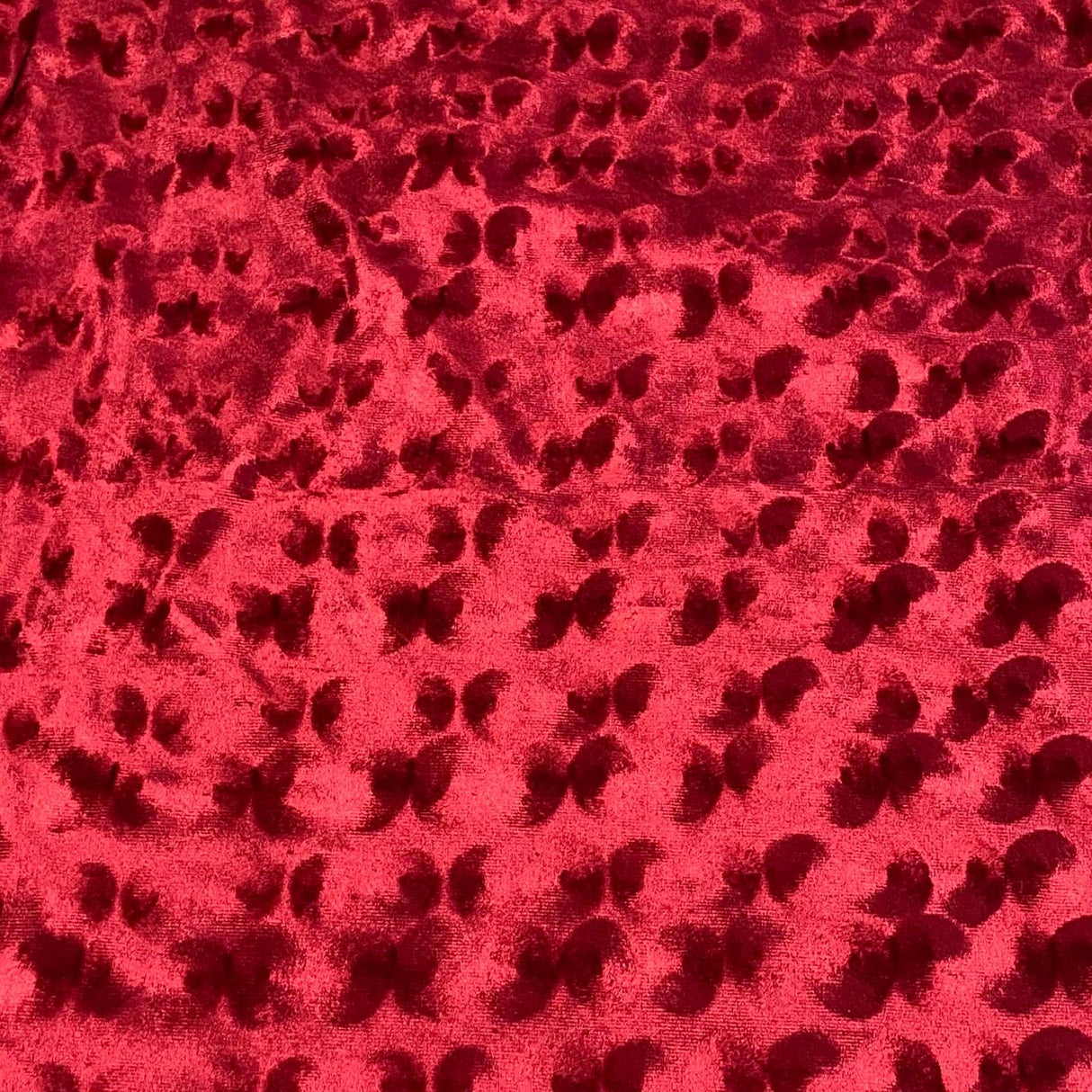 Pound A Metre 3 Metres 3 Metres Embossed Soft Velvet 55" Wide (Maroon)