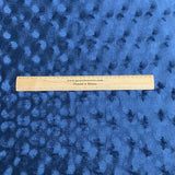 Pound A Metre 3 Metres Embossed Soft Velvet 55" Wide - (Navy)