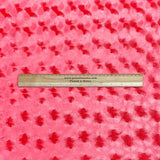 Pound A Metre 3 Metres Embossed Soft Velvet 55" Wide - (Pink)