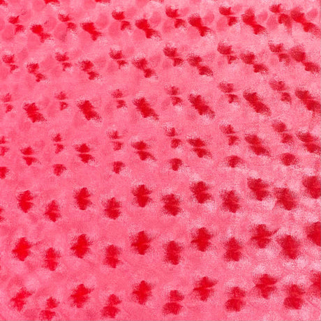 Pound A Metre 3 Metres Embossed Soft Velvet 55" Wide - (Pink)