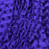 Pound A Metre 3 Metres Embossed Soft Velvet 55" Wide - (Royal)