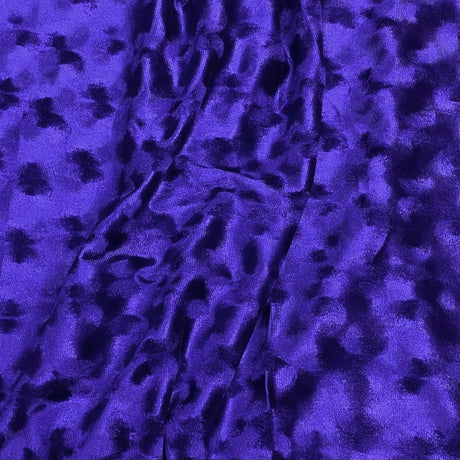 Pound A Metre 3 Metres Embossed Soft Velvet 55" Wide - (Royal)