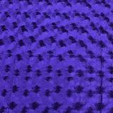 Pound A Metre 3 Metres Embossed Soft Velvet 55" Wide - (Royal)
