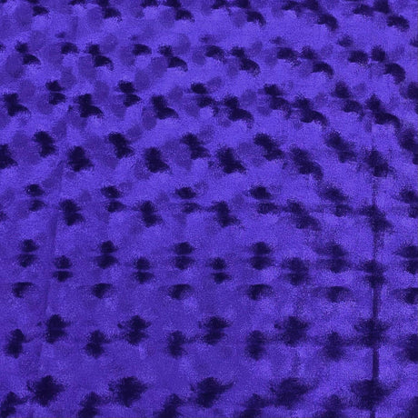 Pound A Metre 3 Metres Embossed Soft Velvet 55" Wide - (Royal)