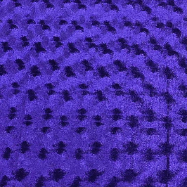 Pound A Metre 3 Metres Embossed Soft Velvet 55" Wide - (Royal)