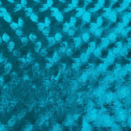 Pound A Metre 3 Metres Embossed Soft Velvet 55" Wide - (Teal)