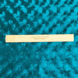 Pound A Metre 3 Metres Embossed Soft Velvet 55" Wide - (Teal)