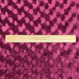 Pound A Metre 3 Metres Embossed Soft Velvet 55" Wide - (Wine)
