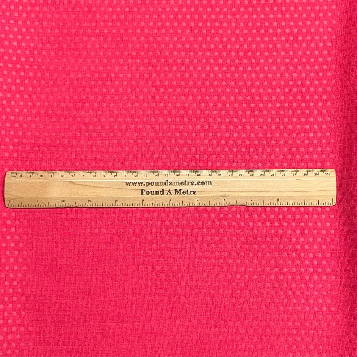 Pound A Metre 3 Metres Embossed Suiting Fabric – 55" Wide (Apple)
