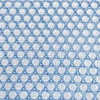 Pound A Metre Blue & White / 3 Metre 3 Metres Embroidery Anglaise Effect Jersey 55" Wide (Embroidery) (EOL)