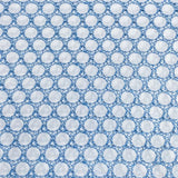 Pound A Metre Blue & White / 3 Metre 3 Metres Embroidery Anglaise Effect Jersey 55" Wide (Embroidery) (EOL)