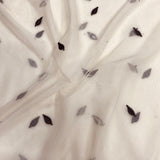 Pound A Metre 3 Metres Embroidery Stretch Mesh Fabric 45" Wide (Beige & Black)