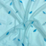 Pound A Metre 3 Metres Embroidery Stretch Mesh Fabric 45" Wide (Blues)