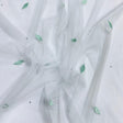 Pound A Metre 3 Metres Embroidery Stretch Mesh Fabric 45" Wide (Mint & White)