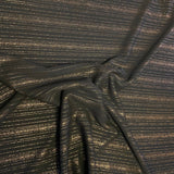 Pound A Metre 3 Metre 3 Metres Fashion Scuba Jersey - 55" Wide (Black & Brown)