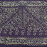 Pound A Metre 3 Metres Foil Design Chiffon Fabric – 45" Wide (Purple)