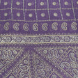 Pound A Metre 3 Metres Foil Design Chiffon Fabric – 45" Wide (Purple)