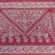 Pound A Metre 3 Metres Foil Design Chiffon Fabric – 45" Wide (Red)