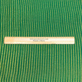 Pound A Metre 3 Metres Gold Foil Tissue Fabric – 45" Wide (Green Stripes)