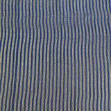 Pound A Metre 3 Metres Gold Foil Tissue Fabric – 45" Wide (Navy Stripes)