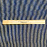 Pound A Metre 3 Metres Gold Foil Tissue Fabric – 45" Wide (Navy Stripes)