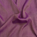 Pound A Metre 3 Metres Gold Foil Tissue Fabric – 45" Wide (Purple Stripes)