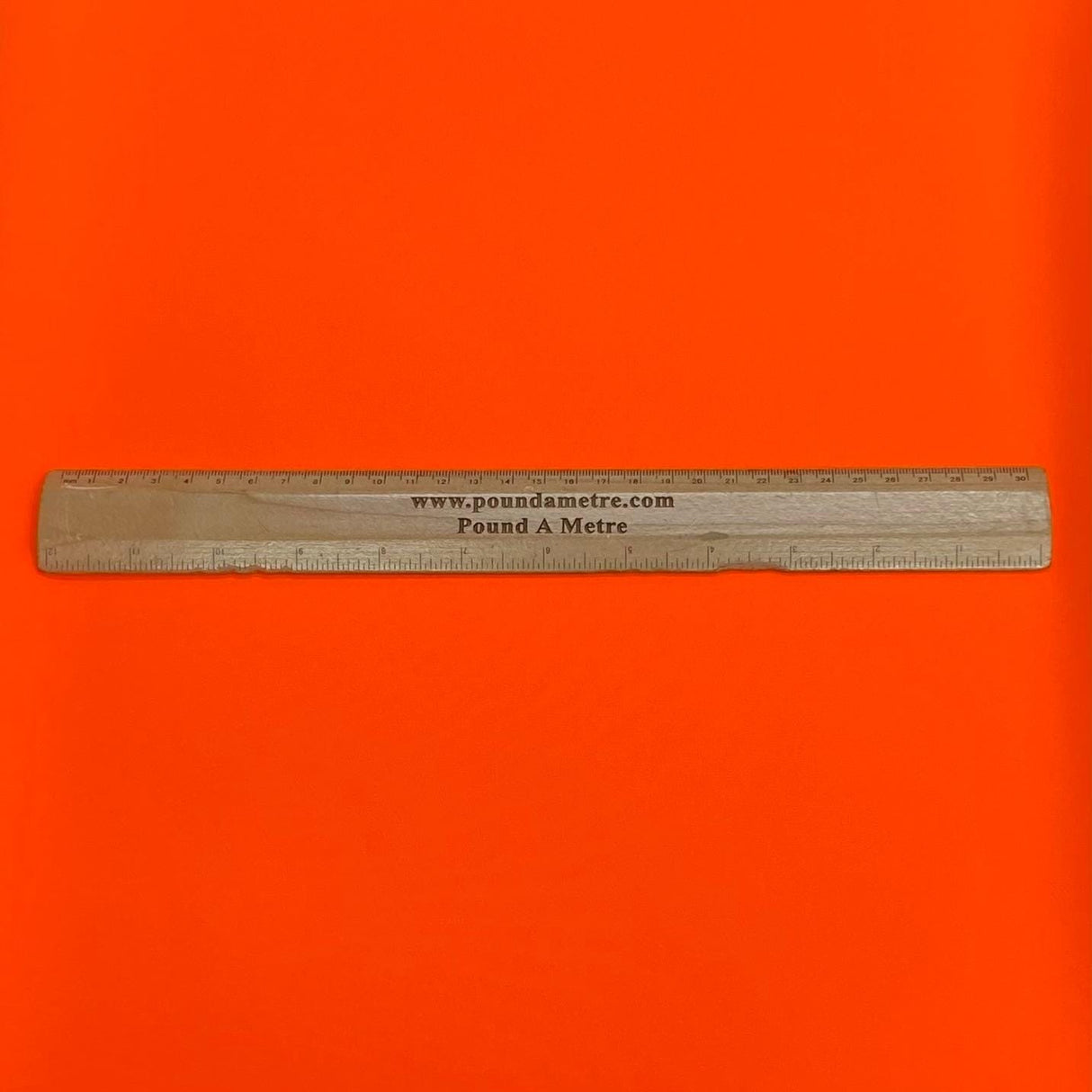 Pound A Metre 3 Metre 3 Metres Heavy Suiting Panama 55" Wide - (Orange)