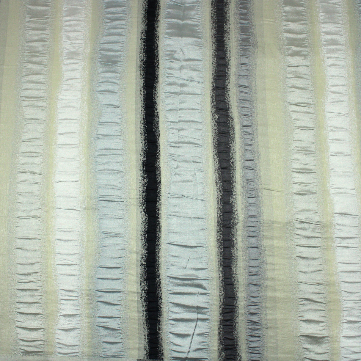 Pound A Metre 3 Metres Heavy Textured Furnishing - 55" Wide - (Cream & Grey)