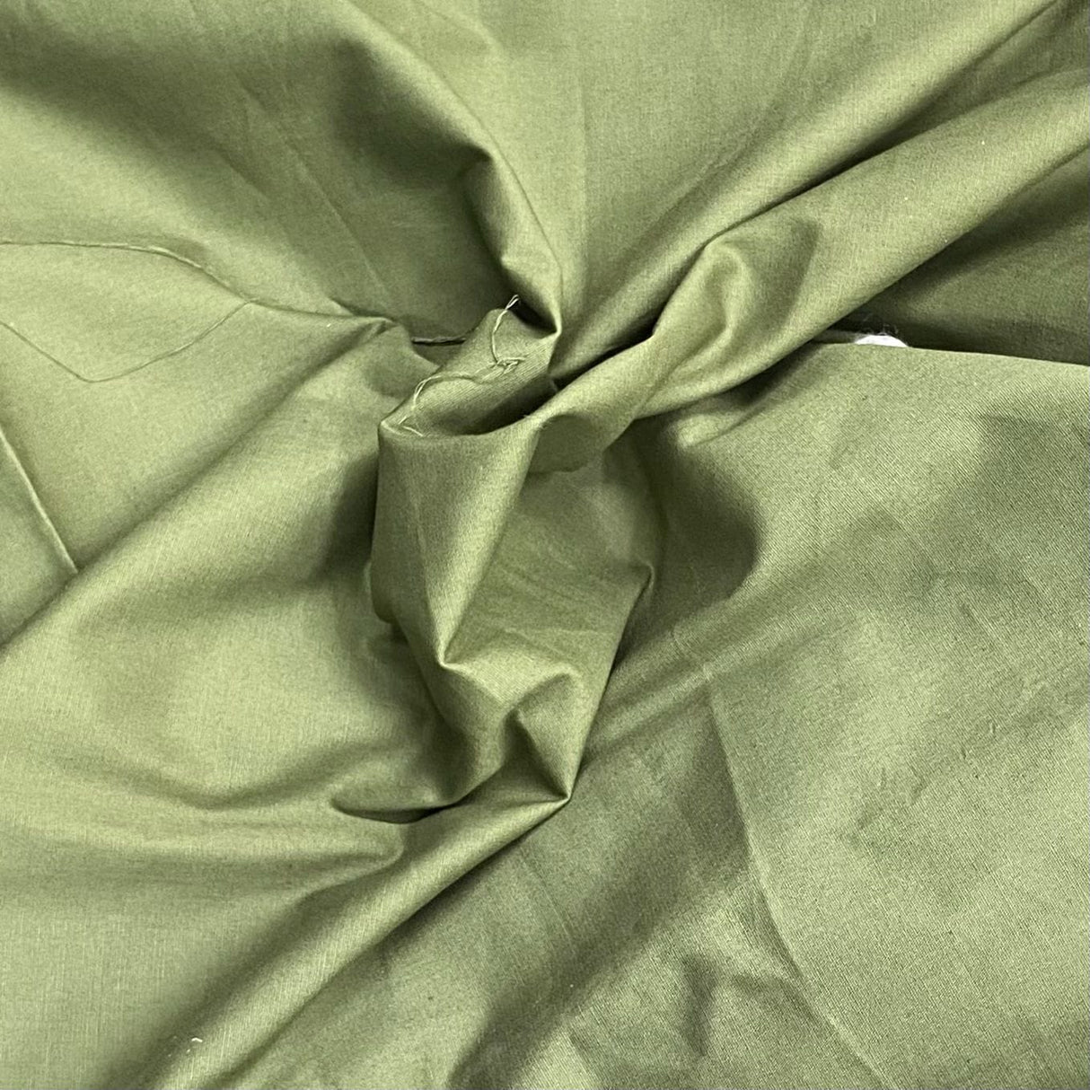 Pound A Metre 3 Metres, Heavy-Weight Cotton Brushed Sweatshirt Jersey 55” Wide - (Olive) (EOL)