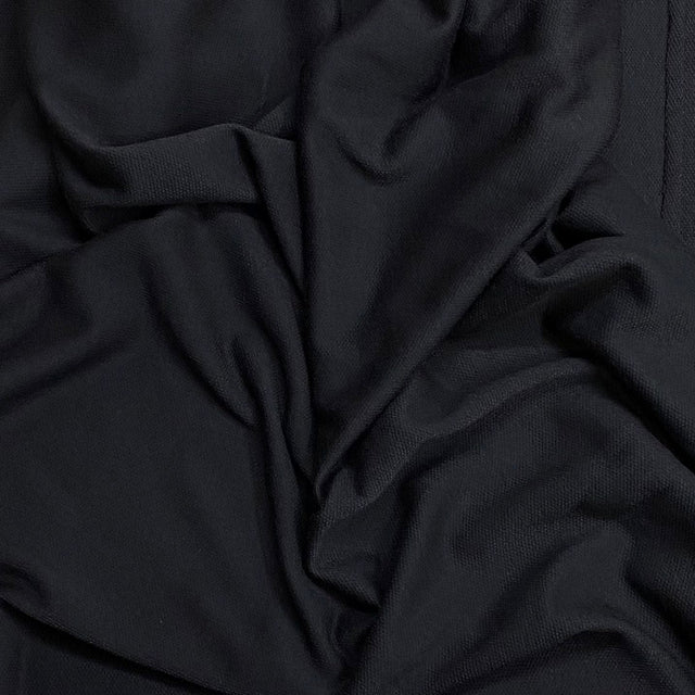 Pound A Metre 3 Metres, Heavy-Weight Cotton Sweatshirt Jersey 55” Wide (Black) (EOL)