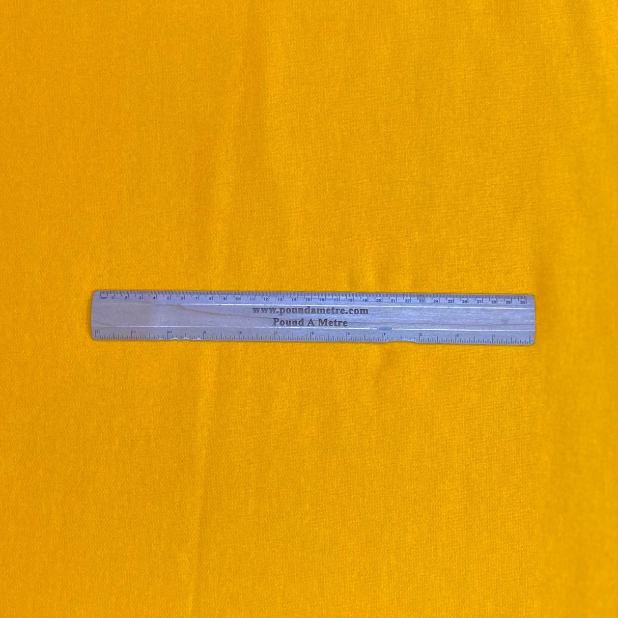 Pound A Metre 3 Metres, Heavy-Weight Cotton Sweatshirt Jersey 55” Wide (Mustard)