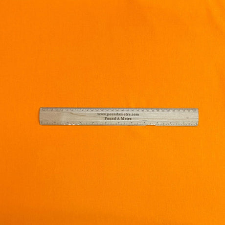 Pound A Metre 3 Metres, Heavy-Weight Cotton Sweatshirt Jersey 55” Wide (Orange)
