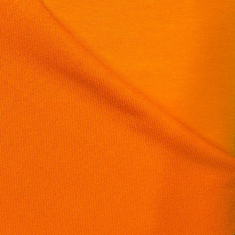 Pound A Metre 3 Metres, Heavy-Weight Cotton Sweatshirt Jersey 55” Wide (Orange)