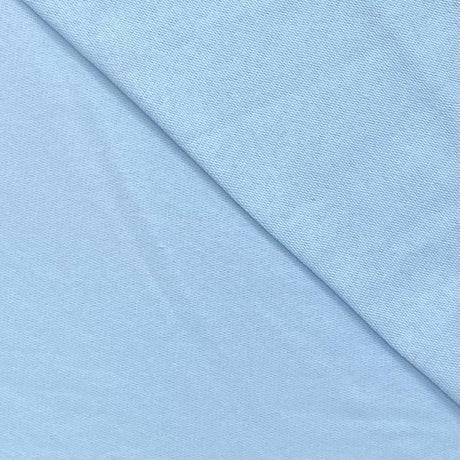 Pound A Metre 3 Metres, Heavy-Weight Cotton Sweatshirt Jersey 55” Wide (Sky)