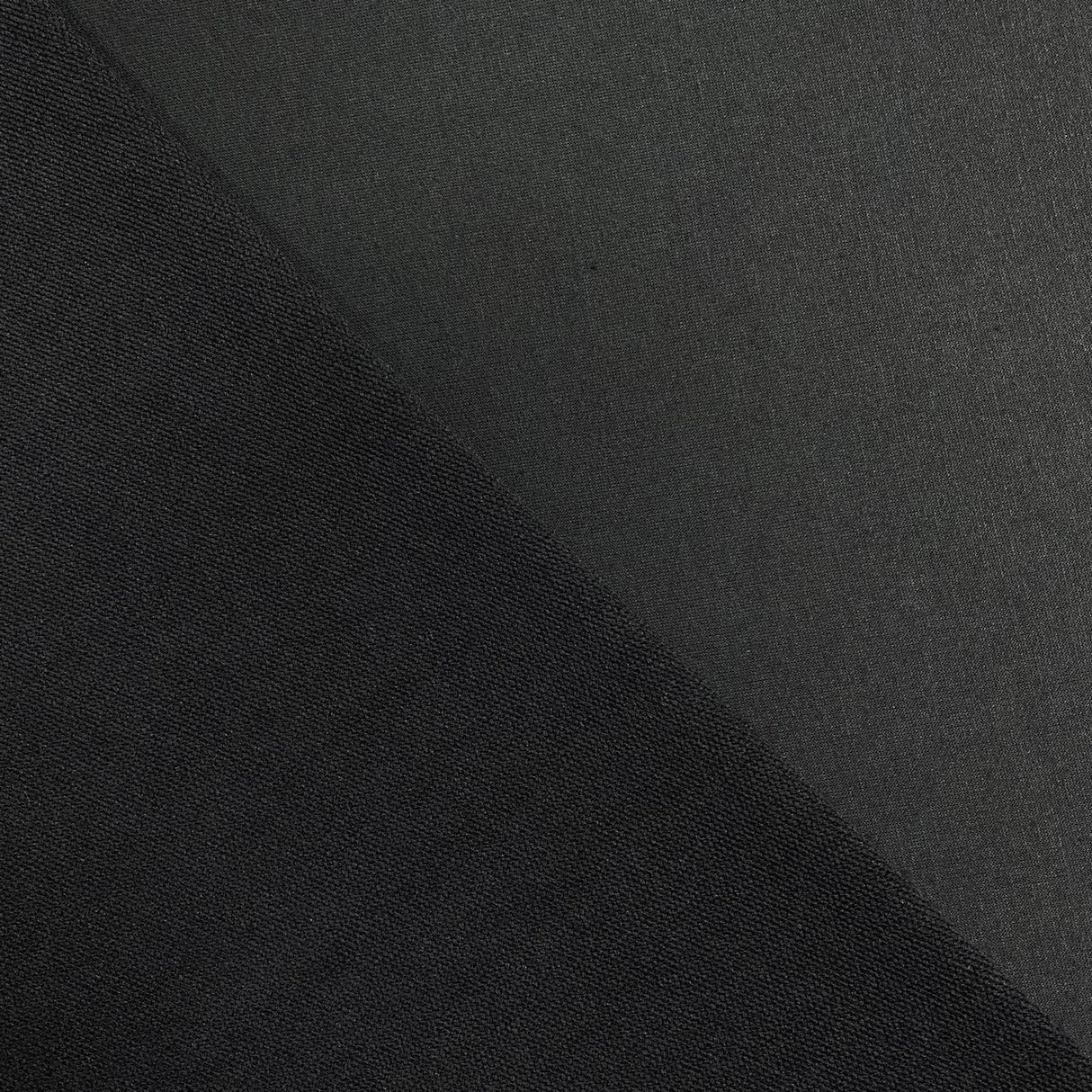 Pound A Metre 3 Metres Heavy-Weight Cotton Sweatshirt Jersey Fabric – 55" Wide (Black)
