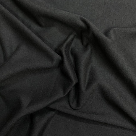 Pound A Metre 3 Metres Heavy-Weight Cotton Sweatshirt Jersey Fabric – 55" Wide (Black)