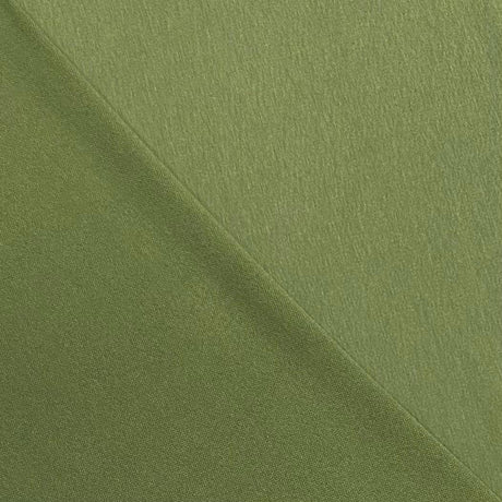 Pound A Metre 3 Metres Heavy-Weight Cotton Sweatshirt Jersey Fabric – 55" Wide (Olive)