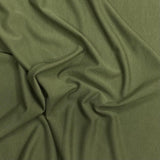 Pound A Metre 3 Metres Heavy-Weight Cotton Sweatshirt Jersey Fabric – 55" Wide (Olive)