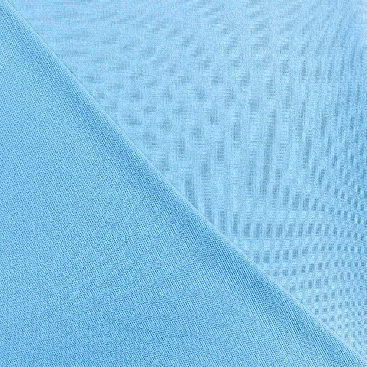 Pound A Metre 3 Metres Heavy-Weight Cotton Sweatshirt Jersey Fabric – 55" Wide (Sky)