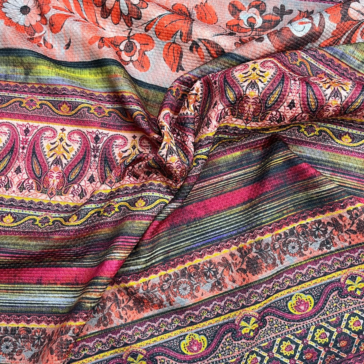 Pound A Metre 3 Metres Heavyweight Printed Jersey – 55" Wide (Abstract)